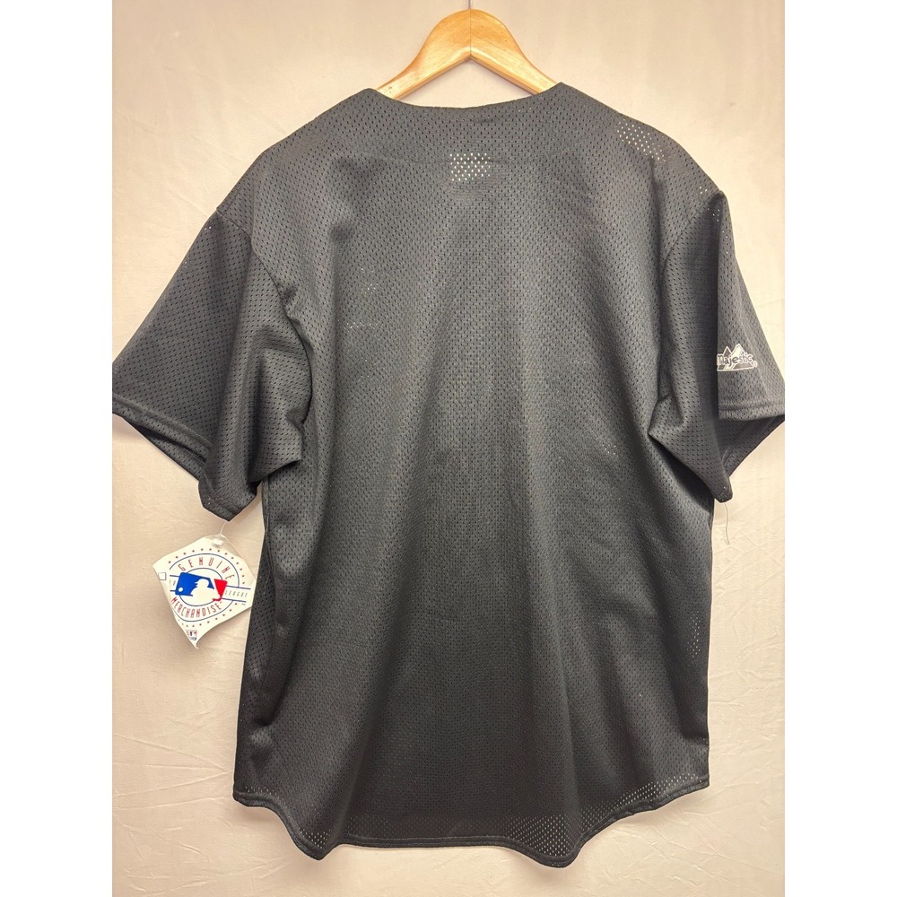 Tampa Bay Devil Rays Majestic MLB Jersey Mens Black Short Sleeve NWT Vintage New - Picture 2 of 11